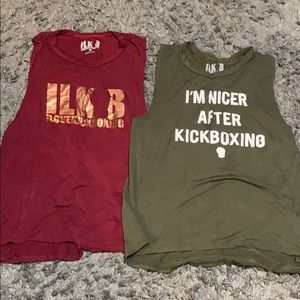 I love kickboxing tank tops!!